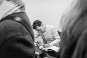 Mr Bingo's Book signing at Flints Shop, 2014